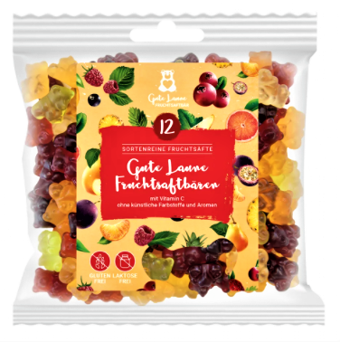 Gute Laune Fruchtsaftbärchen