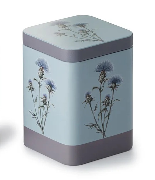 Teedose "Cardo", taubenblau